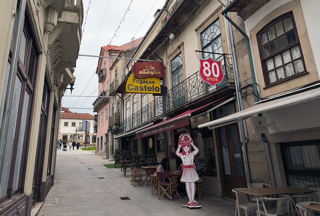 Vista histórica do património de Santa Maria da Feira